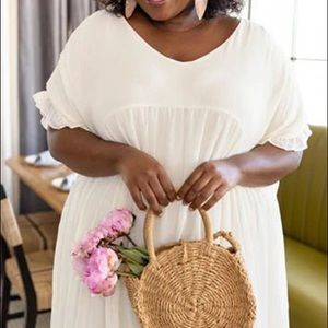 Chic Soul Brand: Glowing Steady Dress, Ivory